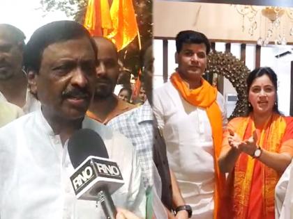 shiv sena vinayak raut slam bjp and ravi rana navneet rana over hanuman chalisa at matoshree | Shiv Sena Vs Navneet Rana at Matoshree: “राणा दाम्पत्याच्या मागे भाजप; आता शिवसेनेची ताकद कळेल”; विनायक राऊतांची टीका