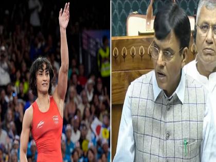 vinesh phogat controversy mansukh mandaviya reply in lok sabha how much money spend by government on wrestler phogat  | विनेश फोगटवर सरकारनं किती पैसे खर्च केले? क्रीडामंत्र्यांनी लोकसभेत सांगितलं, जाणून तुम्हालाही बसेल धक्का