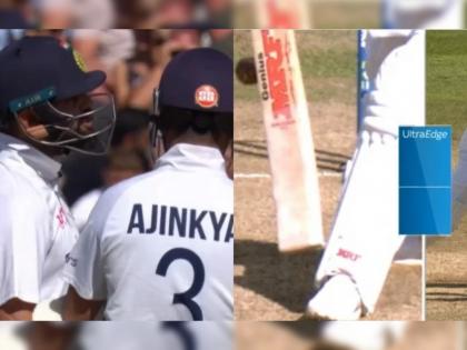 India vs England 4th Test : Virat Kohli was walking after umpire's decision, but Ajinkya Rahane asked him to wait and said to go for the review | India vs England 4th Test : तिसऱ्या कसोटीत विराट कोहली नाबाद असूनही परतत होता माघारी, अजिंक्य रहाणेनं अडवलं अन्... 