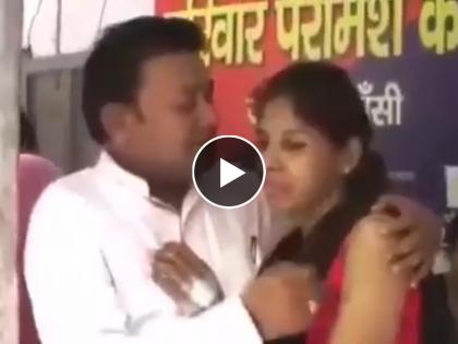 Husband doesn t sing for me wife reaches police station directly video goes viral | Viral Video : पती माझ्यासाठी गाणं गात नाही, पत्नी थेट पोलीस स्टेशनला पोहचली; पतीला बोलावलं, मग..