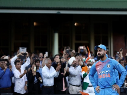 India vs AUS T20: Virat Kohli's unbeaten 61runs set a World Record | IND vs AUS T20 : विराट कोहलीची 61 धावांची खेळी ठरली विश्वविक्रमी