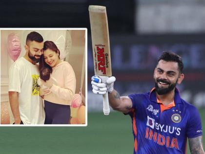 Virat Kohli dedicates his most awaited t20 century to wife Bollywood Actress Anushka Sharma and Daughter Vamika see what he said | आजचं 'विराट' शतक पत्नी अनुष्का अन् मुलगी वामिकासाठी- 'किंग कोहली'ने व्यक्त केल्या भावना