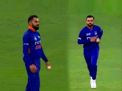 Asia Cup 2022 Team India bowler Avesh Khan trolled after bad bowling Ind vs Hong Kong as Virat Kohli bowled well | Asia Cup 2022 Avesh Khan: "अरे, तुझ्यापेक्षा चांगली बॉलिंग तर कोहली करतो"; भारतीय गोलंदाजाला नेटिझन्सचा 'बाऊन्सर'