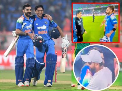 मालिका विजयानंतर विराटने रोहितची घेतली गळाभेट, तर गंभीरसोबत..., व्हिडीओ होतोय व्हायरल  