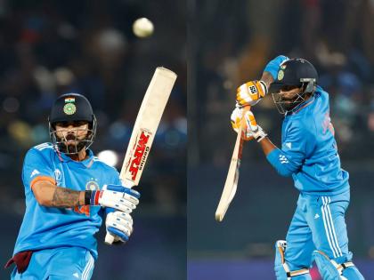 IND vs NZ Live Updates Team India beat New Zealand after 20 years in World Cup 2023 as loss drought is over Virat Kohli misses century | २० वर्षांचा 'दुष्काळ' संपला! न्यूझीलंडला पराभवाचा 'पंच' मारून टीम इंडिया 'टेबल टॉपर'!