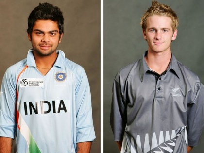India Vs New Zealand, Semi News, ICC World Cup 2019:  When Virat Kohli dismissed Kane Williamson during India vs New Zealand U19 World Cup semi final | India Vs New Zealand, Semi Final : अन् विराट कोहलीनं किवी कर्णधार केन विलियम्सची विकेट घेतली; पाहा व्हिडीओ