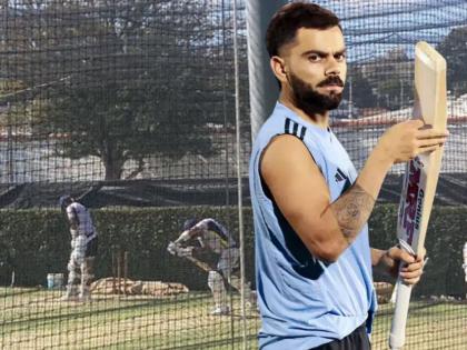 AUS vs IND Virat Kohli Started His Test Preparation Behind The Scene Photo Leaked Ahead Of Border Gavaskar Trophy | स्टेडियम परिसरात 'लॉकडाउन' सीन; त्यातही किंग कोहलीचा प्रॅक्टिस सेशनमधील फोटो लीक