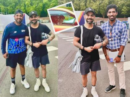 AUS vs IND Virat Kohli Start Practice Ahead Of India vs Australia ODI Series Trains Hard At Lords Rohit Sharma Spotted In A New Lamborghini Urus At Mumbai | इथं हिटमॅन रोहित लॅम्बोर्गिनीतून फिरतोय; तिकडं क्रिकेटच्या पंढरीत किंग कोहली प्रॅक्टिसमध्ये मग्न