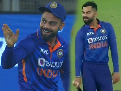 Virat Kohli takes revenge as he clinches superb catch of Odian Smith on Boundary line IND vs WI 2nd ODI | Virat Kohli Dance, IND vs WI 2nd ODI: बदला घ्यावा तर विराटनेच! स्मिथचा झेल घेतल्यानंतर विराटने केला भन्नाट डान्स