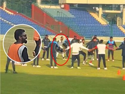 Video Virat Kohli joins Delhi Ranji team practice session with teammates then fun on ground football | Video: विराट कोहली दिल्ली रणजी संघात दाखल; सहकाऱ्यांसोबत आधी सराव, मग धमाल-मस्ती