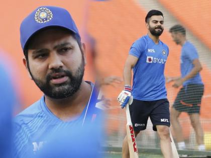 Rohit Sharma Reaction Virat Kohli Captaincy and Changes Needed in Team India ahead of IND vs WI ODI Series | Rohit Sharma on Virat Kohli Captaincy: रोहित पहिल्याच पत्रकार परिषदेत म्हणाला, "विराटने चांगल्या पद्धतीने संघाचं कर्णधारपद पेललं, पण म्हणून..."