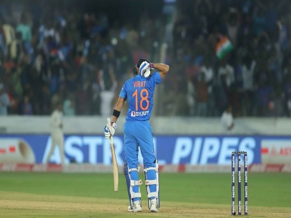 India vs Sri Lanka, 2nd T20I: Virat Kohli became the fastest to complete 1,000 T20I runs as a captain | IND vs SL, 2nd T20I: विराटचा आणखी एक जलद पराक्रम, धोनीसह अनेक दिग्गजांचे मोडले विक्रम