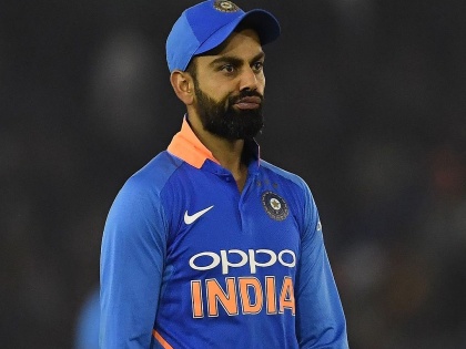 ICC World Cup 2019 : Virat Kohli is two points away from a possible suspension, he could be miss semi? | ICC World Cup 2019 : अरे बापरे... 'ती' चूक पुन्हा केल्यास विराट कोहली उपांत्य फेरीच्या सामन्याला मुकणार?