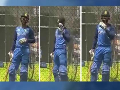 Fan chaos during Virat kohli's practice, King Kohli warns; Video viral | विराटच्या सरावादरम्यान चाहत्यांचा गोंधळ, किंग कोहलीने दिला इशारा; Video व्हायरल