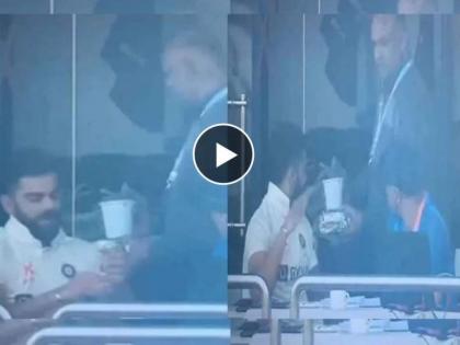 Rahul Dravid said that Virat Kohli had ordered Chole Bhature in the dressing room. | ते नेमकं काय होतं?; विराट कोहलीच्या ड्रेसिंगरुमधील पार्सलबाबत राहुल द्रविडने सांगितलं सत्य