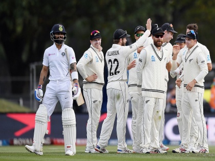 India vs New Zealad, 2ndTest: Virat Kohli suffers 1st series whitewash as captain as New Zealand seal 7-wicket win svg | India vs New Zealad, 2ndTest: टीम इंडियाच्या पराभवानंतर विराट कोहलीच्या नावावर लाजीरवाणा विक्रम