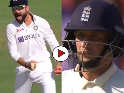 India vs England 3rd Test : Virat Kohli's Brett Lee-esque celebration to give Joe Root a fiery send-off in 3rd Test, Video | India vs England 3rd Test : जो रुट बाद होताच विराट कोहलीनं केलं भन्नाट सेलिब्रेशन; सोशल मीडियावर Video Viral