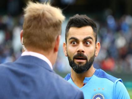 IND vs AUS 2nd T20: Virat Kohli sitting in Doug-out doing bhangra | IND vs AUS 2nd T20: डग आऊटमध्ये बसून विराट कोहलीचा भांगडा