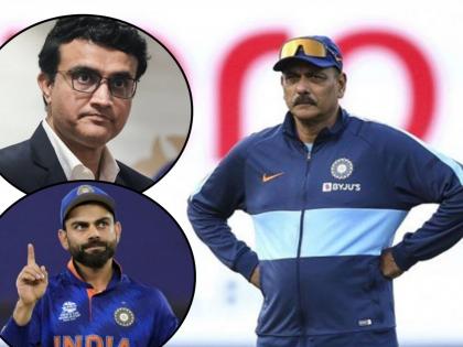 Virat Kohli vs Sourav Ganguly : Virat Kohli has given his side, now Sourav Ganguly needs to give his: Ravi Shastri | विराट कोहलीनं त्याची बाजू मांडली, आता सौरव गांगुलीनं उत्तर द्यायला हवं; माजी प्रशिक्षक रवी शास्त्री उतरले मैदानात