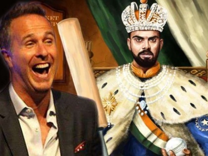 ICC World Cup 2019 : Michael vaughan mocks emperor virat kohli with instagram post | ICC World Cup 2019 : इंग्लंडच्या खेळाडूनं उडवली विराट कोहलीची खिल्ली; म्हणाला...