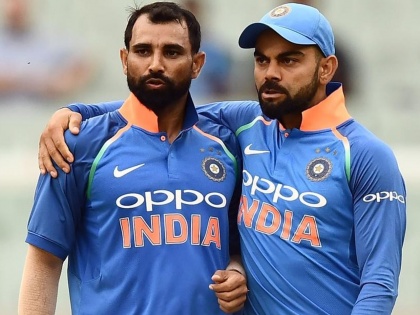 one spot available for T20 World Cup among pacers, says India captain Virat Kohli | ट्वेंटी-20 वर्ल्ड कप संघात एका गोलंदाजाची जागा रिक्त; विराट कोहलीनं स्पष्ट केलं चित्र
