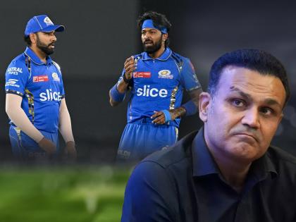 Former Indian opener Virender Sehwag has not included captain Hardik Pandya and ex-skipper Rohit Sharma amidst the players that MI should retain after IPL 2024. | रोहित, हार्दिक यांना Mumbai Indians संघात ठेवणार नाही, तर... ; वीरेंद्र सेहवागचा दावा