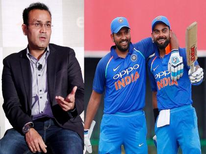 world-cup-2023-virender-sehwag-demand-bharat-name-on-team-india-players-jersey | वर्ल्डकपमध्ये खेळाडूंच्या जर्सीवर 'इंडिया'ऐवजी 'भारत', वीरेंद्र सेहवागची BCCI कडे मोठी मागणी