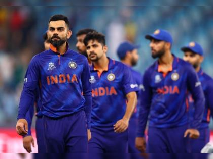 ICC T20 World Cup 2021 Ind vs NZ Live updates : Virat Kohli said, I don't think we were brave enough with bat or ball | T20 World Cup 2021 Ind vs NZ Live Score: बचाव करता येतील इतक्याही धावा आम्ही करू शकलो नाही, अन्...; विराट कोहलीनं सांगितलं पराभवाचं कारण