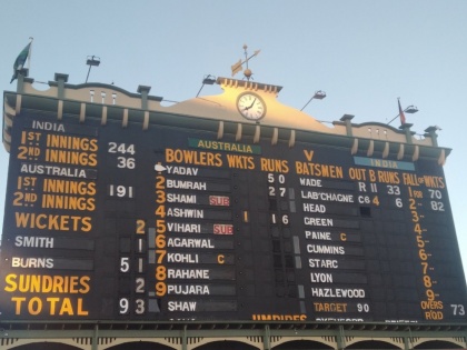 India vs Australia, 1st Test : Virender Sehwag curates OTP on team india collappes in second innings  | India vs Australia, 1st Test : भारतीय फलंदाजांच्या शरणागतीवर वीरेंद्र सेहवागनं बनवला OTP; ट्विट व्हायरल