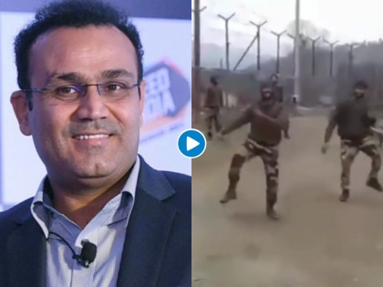 Only few men have the courage to enjoy in challenging situations, Virender Sehwag shares video of Indian soldiers   | आव्हानातही आनंद साजरा करणं, हे फक्त सैनिकांनाच जमू शकतं; वीरूनं शेअर केला इमोशनल Video