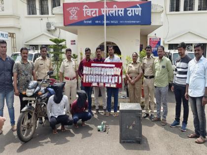 Nine and a half lakh rupees were stolen for non payment of salary. Two arrested including the worker in vita sangli district | पगार दिला नाही म्हणून साडेनऊ लाखाची रोकडच पळवली, कामगारासह दोघांना अटक