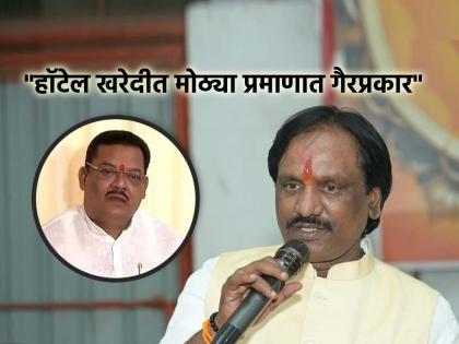 Vits Hotels fraud sanjay sirsat son siddhant sirsat slammed by ambadas danve cm devendra fadnavis probe orders | "संजय शिरसाट यांच्या मुलाची मालमत्ता शून्य, मग त्यांनी हॉटेल विकत कसं घेतलं?" अंबादास दानवेंचा सवाल Vits Hotels fraud sanjay sirsat son siddhant sirsat slammed by ambadas danve cm devendra fadnavis probe orders | "संजय शिरसाट यांच्या मुलाची मालमत्ता शून्य, मग त्यांनी हॉटेल विकत कसं घेतलं?" अंबादास दानवेंचा सवाल