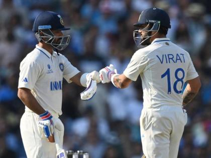 ICC World Test Championship Final 2023 IND vs AUS Live Scorecard Day 4 Team India need 280 Runs to win in 97 overs with 7 wickets in hand Virat Rahane Rohit Gill | WTC Final: 'अजिंक्य' रहाण्यासाठी टीम इंडियाला करावा लागणार 'विराट' संघर्ष! सामन्यात रंगत