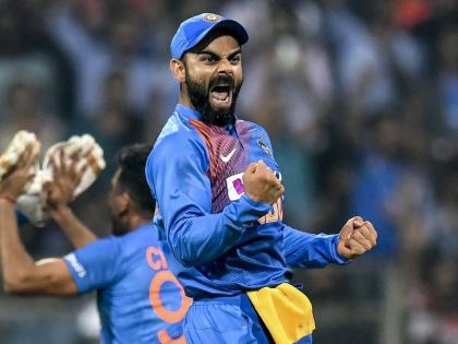 Cricket rankings: Virat Kohli in on top, but India's 'this' batsman threatens him ... | क्रिकेट क्रमवारी : कोहली अव्वल, पण भारताच्या 'या' फलंदाजाकडून आहे त्याला धोका...