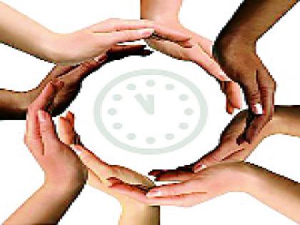 The unique medium of service is 'Time Bank' | सेवेचे अद्वितीय माध्यम ‘टाइम बँक’