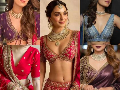 V Neck ब्लाऊजचा ट्रेंड! साडी-लेहेंग्यावर दिसेल शोभून, पुढच्या गळ्यासाठी ५ लेटेस्ट पॅटर्न- दिसाल झक्कास..