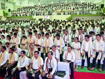 VNIT convocation ceremony become historic | ‘व्हीएनआयटी’चा दीक्षांत समारंभ ठरला ऐतिहासिक