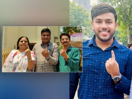 Enthusiasm of voters in Maval! Who from Chicago to Pimpri and who from London to Thergaon, exercised their right to vote | मावळात मतदारांचा उत्साह! कोण शिकागो टू पिंपरी तर कोण लंडन ते थेरगाव, बजावला मतदानाचा हक्क