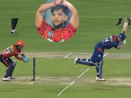 IPL 2025 LSG vs SRH Ishan Kishan Dropped Catch Of Mitchell Marsh And Missed An Easy Stumping Of Aiden Markram SRH Debutant Harsh Dubey Bowling | IPL 2025 : विदर्भकराचं स्वप्न झालं साकार! पण विकेटमागे इशान किशननं घोळ घातला, नाहीतर...