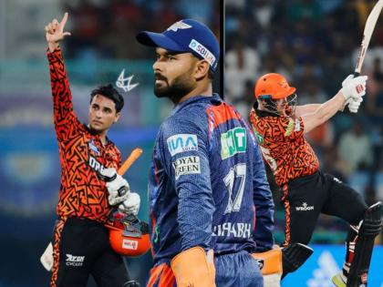 IPL 2025 LSG vs SRH Sunrisers Hyderabad won by 6 wkts Lucknow Super Giants are OUT of the playoffs race in IPL 2025 Now MI And DC Two Team Race In 1 Place | SRH नं पंतच्या LSG चा खेळ केला खल्लास! आता MI अन् DC मध्ये प्लेऑफ्सची चुरस