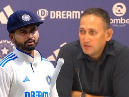 IND vs ENG Test Why Shreyas Iyer Not Be Selected In India Squad For England Series Ajit Agarkar Says Not Place Now | IND vs ENG : तो चांगला खेळतोय; पण...श्रेयस अय्यर कसोटी संघात का नाही? अजित आगरकर यांनी असं दिलं उत्तर