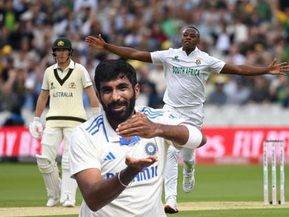 ICC World Test Championship Final 2025 Kagiso Rabada Takes Down World Number 1 Jasprit Bumrah In Test Cricket With Taking 1 Wicket | WTC Final : रबाडाच्या भेदक माऱ्यानंतर चर्चेत आला बुमराह; जाणून घ्या त्यामागचं कारण