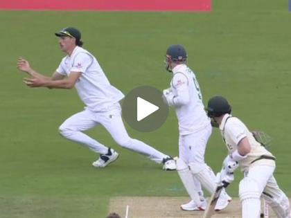 Marco Jansen Juggles Twice Before Taking Catch To Dismiss Steve Smith in WTC 2025 Final After He breaks record for most Test runs at Lord Watch Video | "एक दो तीन"... कॅच घेताना मोर्कोची 'कसरत'! लॉर्ड्सवर विक्रम रचल्यावर असा फसला स्मिथ (VIDEO)