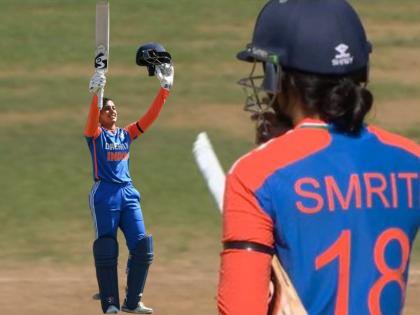A maiden T20I century for Smriti Mandhana She Becomes The First Indian Women To Score Hundred In All Formats | स्मृती मानधनानं पहिल्या टी-20I सेंच्युरीसह रचला इतिहास, असा पराक्रम करणारी ती पहिलीच