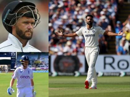 England vs India 2nd Test Day 2 Akash Deep Takes 2 Wicket In 2 Balls England Centurions Of 1st Test Ben Duckett and Ollie Pope Dismissed On Ducks | ENG vs IND : बुमराहच्या अनुपस्थितीत आकाश दीपचा "मैं हूँ ना...शो"! दोन्ही शतकवीरांच्या पदरी भोपळा