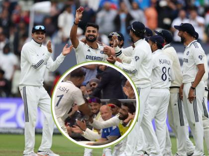 ENG vs IND 2nd Test Akash Deep Emotional After Taking Five Wicket Haul Edgbaston Birmingham Meet Jasprit Bumrah | जिंकलंस भावा! 'पंजा' मारला अन् आकाश दीप पळत पळत जाऊन थेट बुमराहला भेटला
