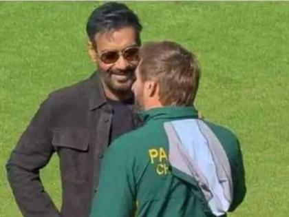 World Championship of Legends 2025 IND vs PAK Truth Behind Ajay Devgn's Meeting With Shahid Afridi In England As Pictures Go Viral | भारत-पाक मॅच रद्द; आफ्रिदीसोबत गप्पा मारताना दिसल्यामुळे अजय देवगण ट्रोल, जाणून घ्या त्यामागचं सत्य