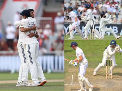 IND vs ENG 4th Test Day 4 Washington Sundar Picks Harry Brook Wicket After Ollie Pope | गिलनं ज्याला वेटिंगवर ठेवलं तोच कामी आला! ओली पोप पाठोपाठ ब्रूकही वॉशिंग्टनच्या 'सुंदर' चेंडूवर फसला