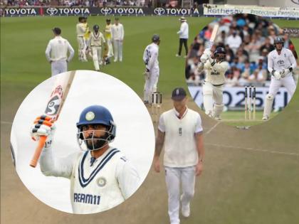 IND vs ENG 4th Test Ben Stokes Walks Up To Washington Sundar Ravindra Jadeja And Wants To Shake Hands For The Draw Both Batters Request Has Been Turned Down For Century | IND vs ENG : स्टोक्स हात मिळवायला आला; पण जड्डू-वॉशिंग्टन दोघांनी आम्ही नाही जा.. म्हणत ठोकली सेंच्युरी