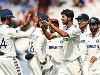 IND vs ENG 3rd Test Washington Sundar Takes 4 Wickets England All Out 192 Runs Team India Need 193 runs Win At Lords | IND vs ENG : वॉशिंग्टन सुंदरनं घेतली इंग्लंडची फिरकी; टीम इंडियासमोर १९३ धावांचे आव्हान
